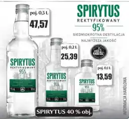 Specjał Spirytus Rektyfikowany 95% oferta