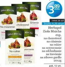 Specjał Herbapol Zioła Mnicha oferta