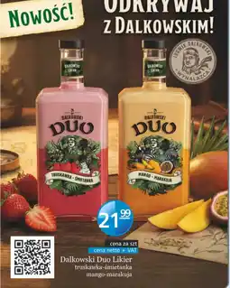 Specjał Dalkowski Duo Likier truskawka-śmietanka mango-marakuja oferta