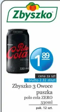 Specjał Zbyszko 3 Owoce polo cola ZERO oferta