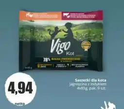 Specjał Saszetki dla kota Vigo jagnięcina z indykiem oferta