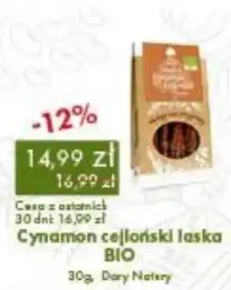 Organic Farma Zdrowia Cynamon celiorski laska BIO oferta
