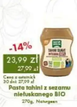 Organic Farma Zdrowia Pasta tahini z sezamunu niełuskane BIO oferta