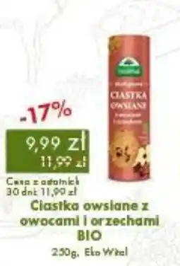 Organic Farma Zdrowia CiaSTKA OWSLANE z owocami i orzechami BIO oferta