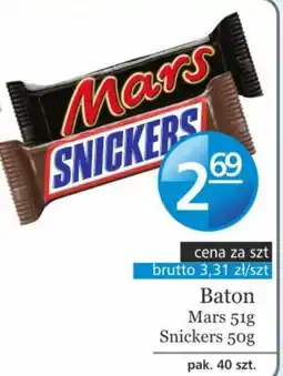 Specjał Baton Mars Snickers oferta