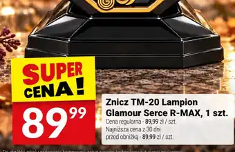Znicz TM-20 Lampion Glamour Serce R-MAX