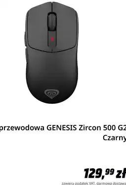 Media Markt Mysz bezprzewodowa GENESIS Zircon 500 G2 Czarny oferta