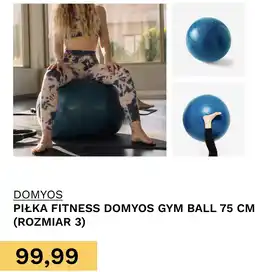 Decathlon PIŁKA FITNESS DOMYOS GYM BALL 75 CM (ROZMIAR 3) oferta