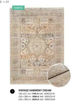Komfort Vintage Harmony Cream oferta