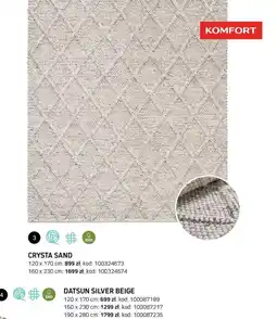Komfort Crysta sand oferta