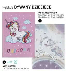 Komfort Kolekcja DYWANY DZIECIĘCE PASTEL KIDS UNICORN oferta