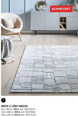 Komfort Moyo 21 grey bricks oferta