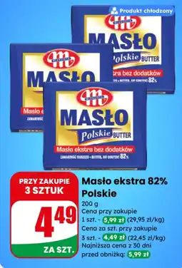 Dino Masło ekstra bez dodatków Polskie oferta