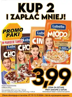 Kupiec Płatki śniadaniowe Lubella Miodokółka oferta