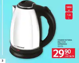 Selgros Czajnik elektryczny Esperanza oferta