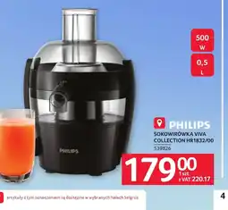 Selgros Sokowirówka Philips oferta