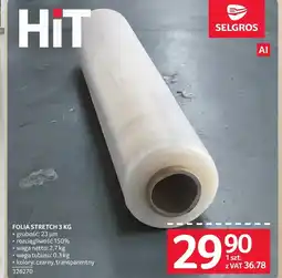 Selgros stretch Folia oferta