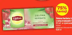 Dealz Zielona herbata Lipton z nutą truskawki i maliny oferta