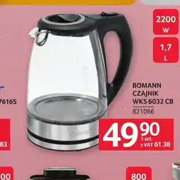 Selgros Czajnik elektryczny Bomann oferta