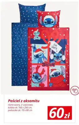 KiK Pościel z aksamitu 2-częściowa 160x200 cm oferta