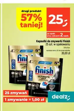 Dealz Kapsułki do zmywarki Finish Power All in 1 oferta