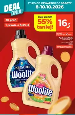 Dealz Płyn do prania Woolite Keratin Therapy Darks Denim oferta