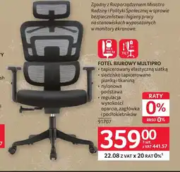 Selgros Fotel biurowy O oferta