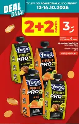 Dealz Sok proteinowy Yoga Fruit Pro ananas oferta