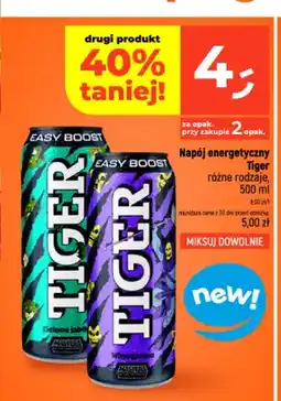 Dealz Napój energetyczny Tiger Easy Boost zielone jabłko oferta