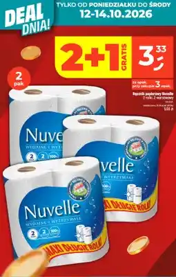 Dealz Ręcznik papierowy Nuvelle 2-pak 2-warstwowy oferta