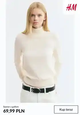 H&M Sweter z golfem H & M oferta
