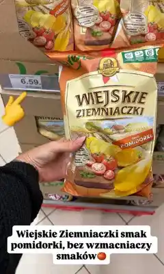 Dino Chipsy Wiejskie Ziemniaczki smak pomidorki oferta