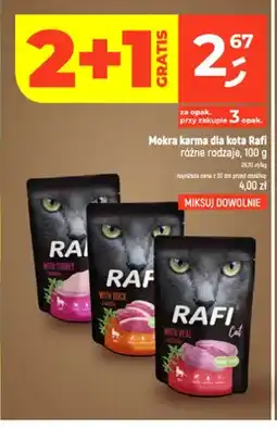 Dealz Mokra karma dla kota Rafi z indykiem oferta