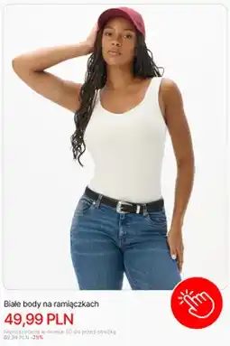 Cropp Białe body na ramiączkach Cropp oferta