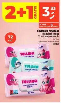 Dealz Chusteczki nawilżane dla dzieci Tullino oferta