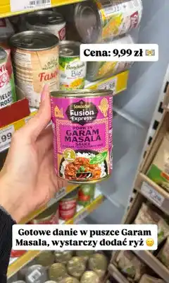 Dino Danie gotowe wieprzowina w sosie Garam Masala Sokołów Fusion Express oferta