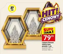 Twój Market Lampion Diament solarny żywy płomień oferta