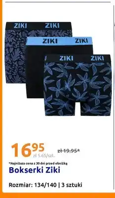 Action Bokserki Ziki 134/140 3-pak oferta