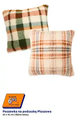Action Poszewka na poduszkę pluszowa 45x45 cm oferta