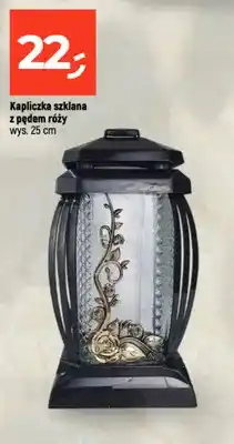 Dealz Kapliczka szklana z pędem róży oferta