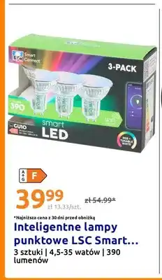 Action Inteligentne lampy punktowe Lsc Smart Connect 3-pak oferta