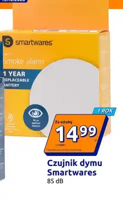 Action Czujnik dymu 1 rok Smartwares 85dB oferta