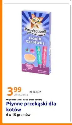 Action Płynne przekąski dla kotów Purrfections 6-pak oferta