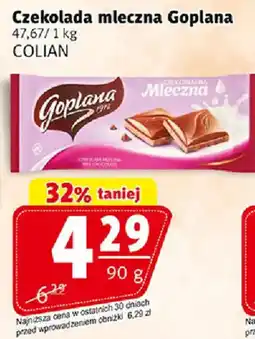 Prim Market Czekolada mleczna Goplana oferta