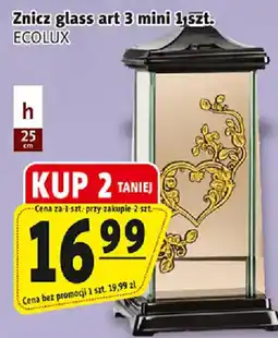 Prim Market Znicz glass art 3 mini ECOLUX oferta