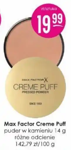 Jaśmin Max Factor Creme Puff oferta