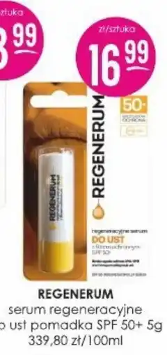 Jaśmin Regenerum serum regeneracyjne do ust pomadka SPF 50+ oferta
