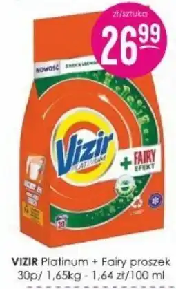 Jaśmin Vizir Platinum + Fairy proszek oferta
