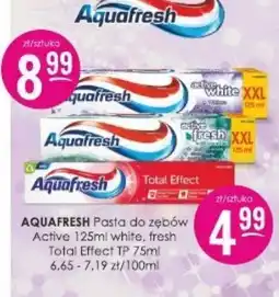 Jaśmin AQUAFRESH Pasta do zębów Active 125ml white, fresh oferta