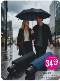 Jaśmin SEMI LINE parasol automatyczny: czarny, granatowy oferta
